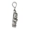 Sterling Silver Antiqued Squirrel Charm Pendant Jewelry 24mm x 10mm